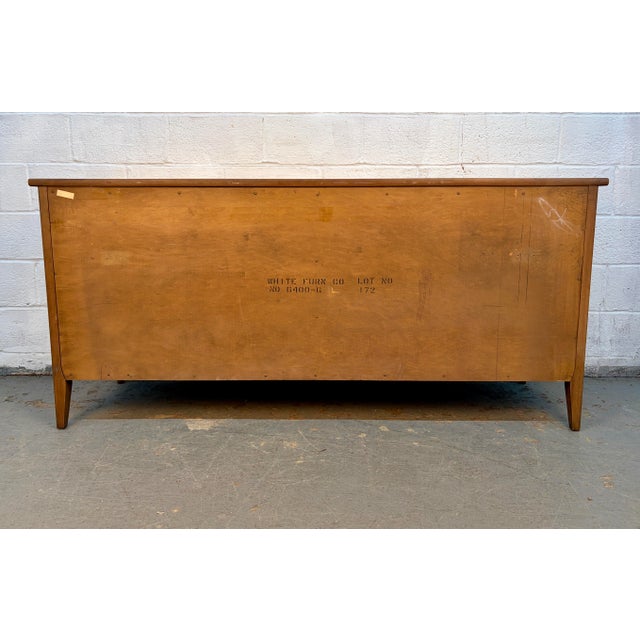 Wood Vintage Lowboy Dresser by White Furniture Co For Sale - Image 7 of 14