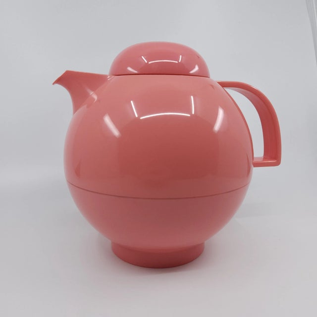 Plastic Vintage Mesa Rondo Coffee/Tea Thermos Pink For Sale - Image 7 of 12