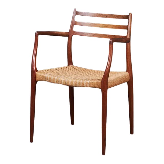 Danish Teak Model 62 Armchair by Niels Otto Møller, 1960s For Sale