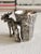 Silver Vintage German 95% Pewter Moose Match and Toothpick Holder For Sale - Image 8 of 12