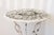 White Petite French Bistro Outdoor Table/Distressed White For Sale - Image 8 of 8