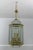 Large Brass & Beveled Glass Hanging Chandelier For Sale - Image 13 of 13
