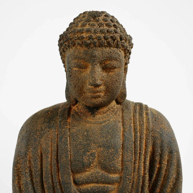 Cast Stone Sitting Buddha For Sale In Los Angeles - Image 6 of 8
