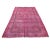 1970s Distressed Turkish Over-Dyed Pink Rug in Wool, 1970s For Sale - Image 5 of 11
