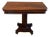 1890's Carved Mahogany Folding Gaming Table on Casters For Sale