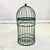 1970s Vintage Boho Chic Hollywood Regency Metal Birdcage Plant Stand For Sale - Image 12 of 13