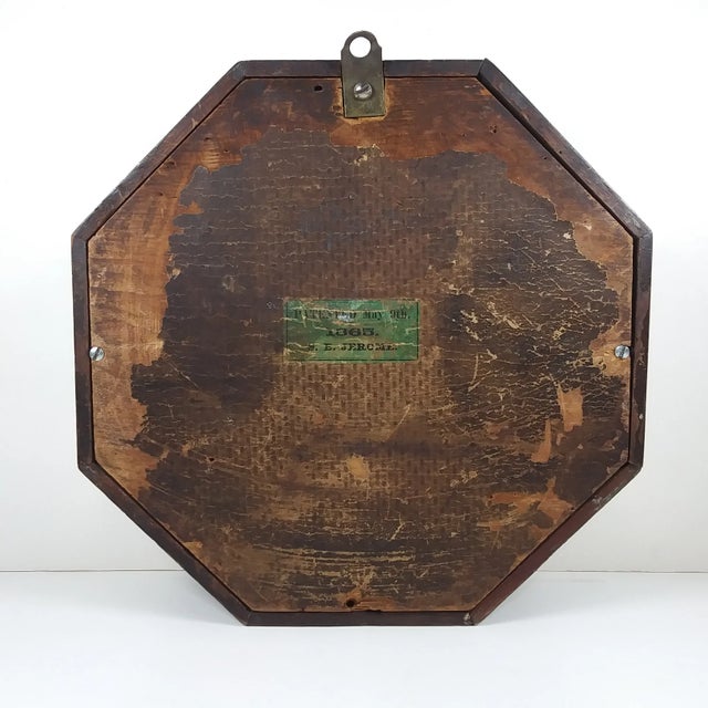 Mid19th Century Jerome & Co. 30Hour Marine Octagon Clock With Brass