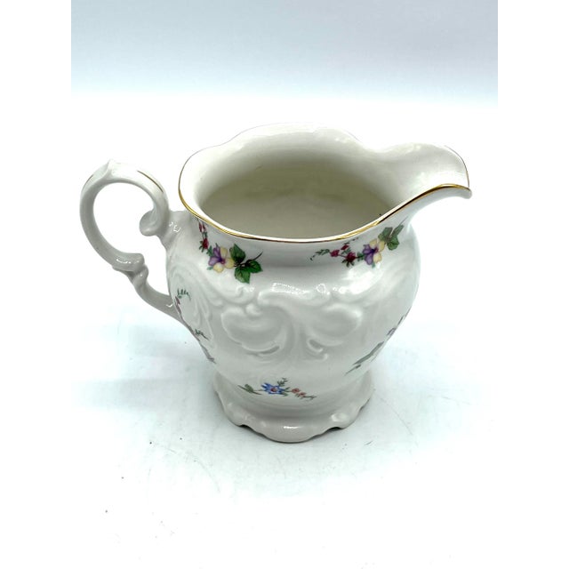 1930s Hand-Painted Porcelain Jug For Sale - Image 4 of 8