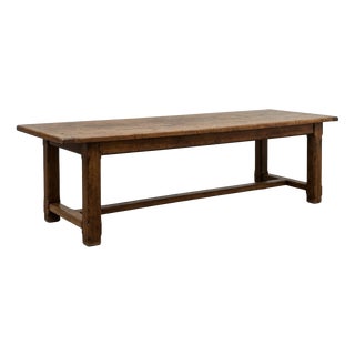 Antique French Oak Farmhouse Table, 1880 For Sale