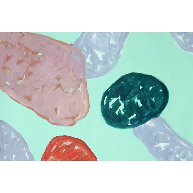 2020s 2021 "Late Summer Fruit" Abstract Diptych Acrylic Painting - a Pair For Sale - Image 5 of 10