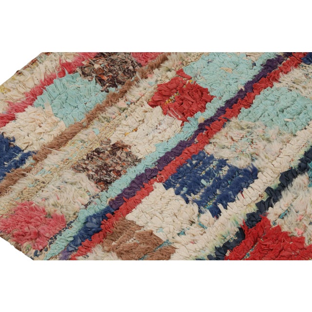 1950s 1950s Azilal Moroccan Rug With Polychromatic Patterns by Rug & Kilim For Sale - Image 5 of 7