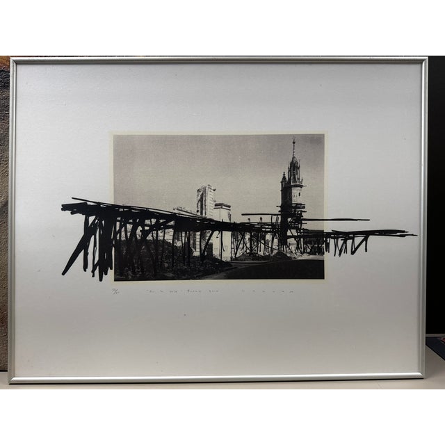 Black Tadashi Kawamata, Sur La Voie, Evreux, 2000, 60 Copies For Sale - Image 8 of 9