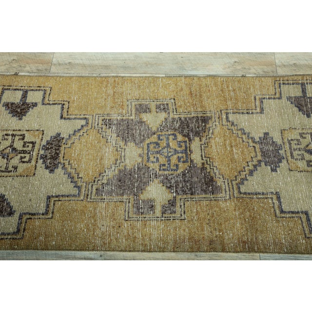 Turkish Hand-Knotted Runner For Sale - Image 4 of 9