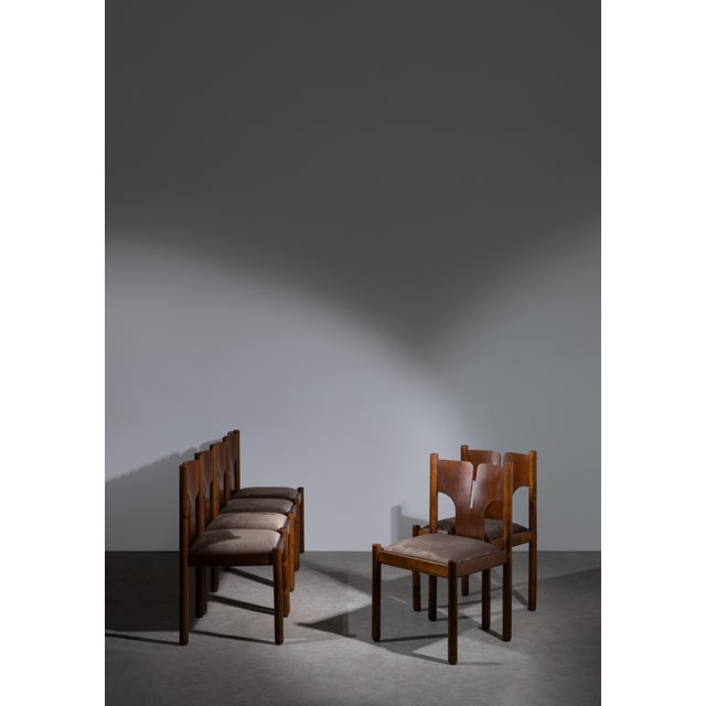 Vintage Italian Chairs from Mobilgirgi, 1970s, Set of 6 For Sale - Image 16 of 16