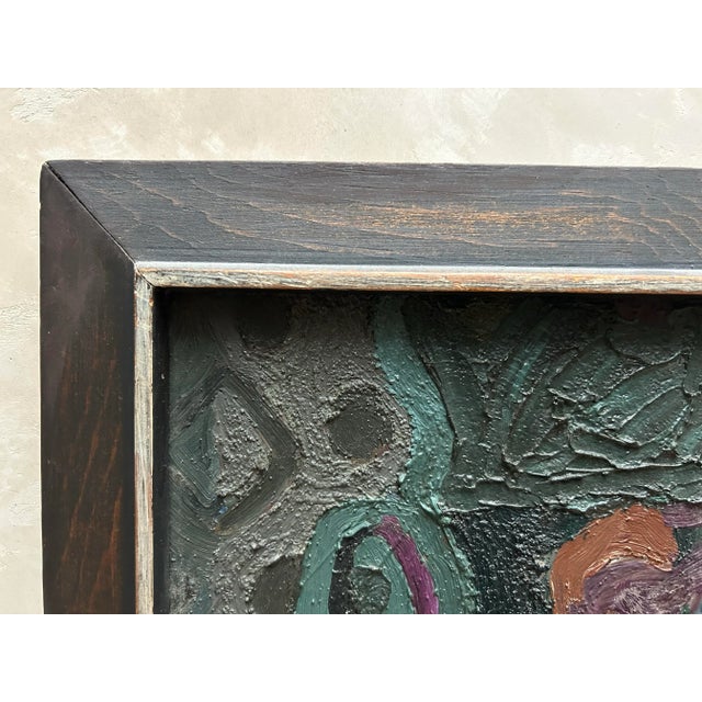 Paint Mid-Century Floral Still Life Attributed to Peter Busa For Sale - Image 7 of 12