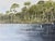 Vintage Red Spencer Tropical Florida Highwaymen–Style Oil on Canvas Painting For Sale - Image 9 of 12