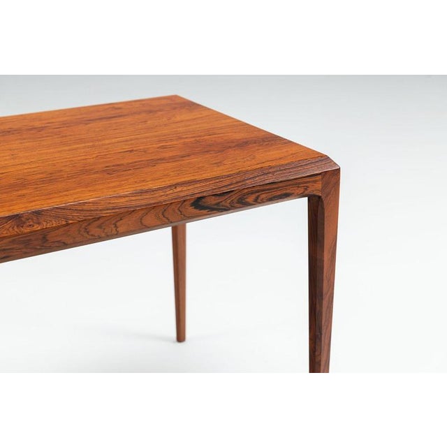 Nesting Tables in Santos Rosewood by Johannes Andersen for CFC Silkeborg, Denmark, 1960, Set of 3 For Sale - Image 10 of 15