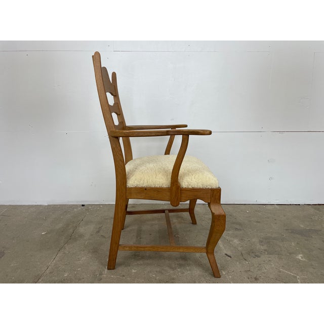 1960s Mid-Century Modern Razorblade Armchair by Henning Kjærnulf, 1960s For Sale - Image 5 of 11