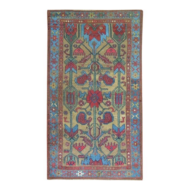 Early 20th Century Persian Kurd Serab Rug with Camel Background - 3'8" x 6'1" For Sale