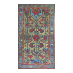 Early 20th Century Persian Kurd Serab Rug with Camel Background