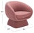 Contemporary Kiana Modern Accent Chair - Dusty Rose For Sale - Image 3 of 8