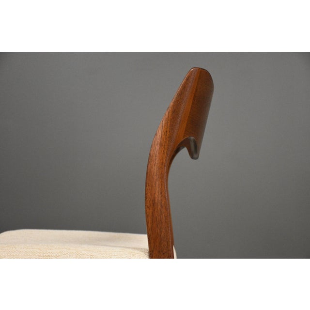 1950s Niels Moller Danish Teak Dining Chairs - Set of 4 For Sale - Image 9 of 11