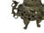 Brass Vintage Bronze Color Metal Dragons Tri Legs Ding Incense Burner Art For Sale - Image 8 of 14