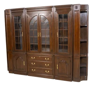 Harden Cherry Large 5 Piece Entertainment Center China Cabinet