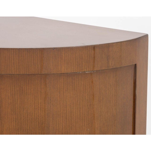 French Art Deco Style Demilune Cabinet For Sale In New York - Image 6 of 8