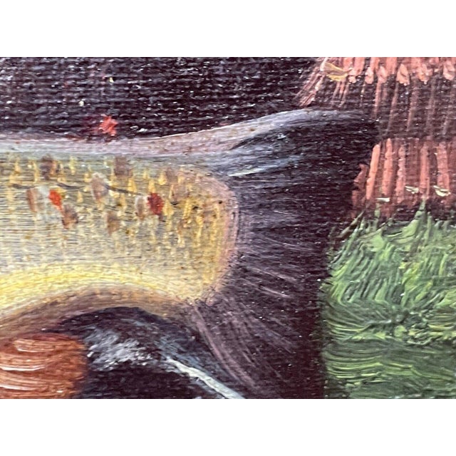 Scottish Angling Fishing Oil Painting – “Burn Trout” by James B. Russell, c.1914 For Sale - Image 12 of 18