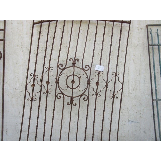Antique Victorian Iron Gate For Sale - Image 4 of 6