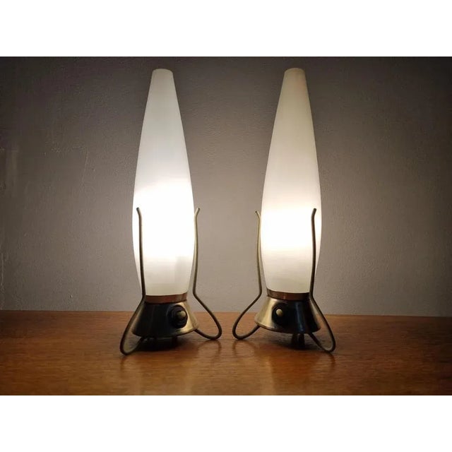 Mid-Century Zukov Rocket Table Lamps, 1960s, Set of 2 For Sale - Image 12 of 15