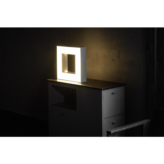 Extremely rare modernist table lamp designed by aldo van den nieuwelaar and manufactured by nila lights, tilburg in the...