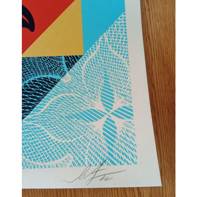 Shepard Fairey (Obey), Wake up White, 2017, Screenprint For Sale - Image 4 of 7