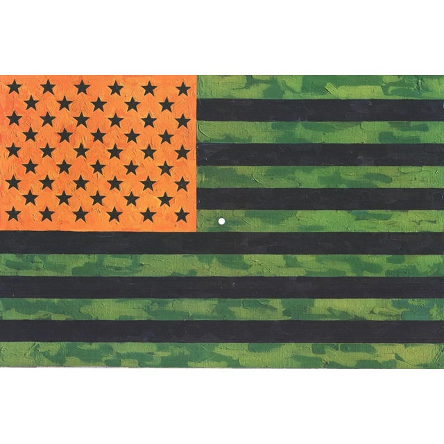 Artist: Jasper Johns Title: Moratorium Year: 1969 Signed: No Medium: Offset Lithograph Paper Size: 22.5 x 28.5 inches (...