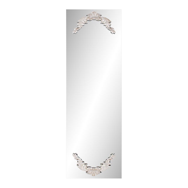 Adelard Mirror in Antique Silver For Sale