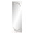 Adelard Mirror in Antique Silver For Sale