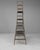 Mid 20th Century France Gray Wood Bookcase For Sale - Image 4 of 11