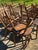 Set of Eight 19th Century Plank Seat Farm Chairs For Sale - Image 12 of 12