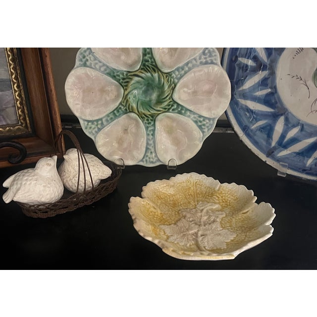 Mid 19th Century Minton Ironstone Leaf Dish For Sale - Image 9 of 12