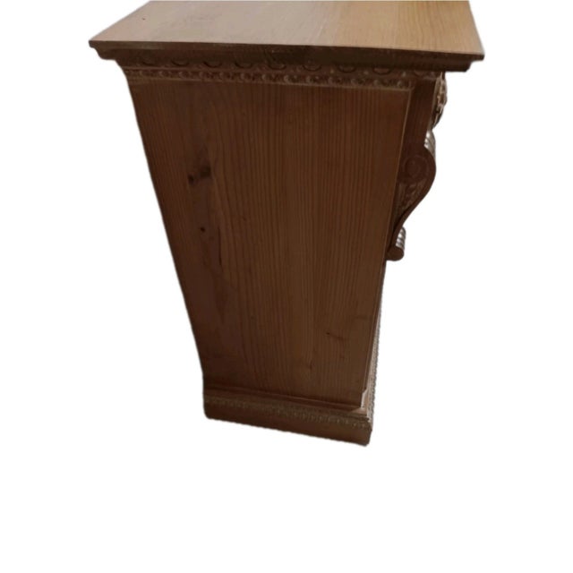 Vintage Wood American Traditional Sideboard Buffet Credenza 3 Drawer & 3 Doors For Sale - Image 4 of 11