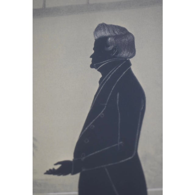 Traditional Pair State Representatives Calhoon & Clay Framed Silhouettes For Sale - Image 3 of 12