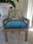 Vintage Anglo-Indian Metal Clad Accent Chairs a Pair For Sale - Image 9 of 12