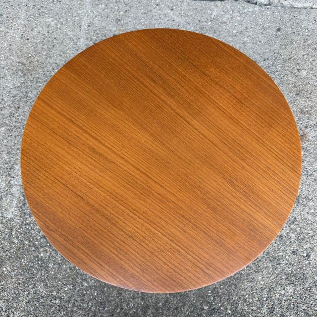 Wood Bruno Mathsson Petite Side Table Swedish Modern Bentwood Leg For Sale - Image 7 of 12