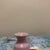 Mid-Century Modern Mid-Century Modern Style Lavender Ceramic Bud Vase Minimalist Porcelain Solifleur For Sale - Image 3 of 6