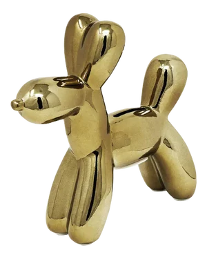 Interior Illusions Plus Bronze Mini Ceramic Dog Piggy Bank - 7.5" Tall