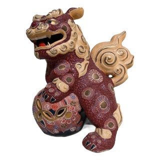 Japanese Kutani Shishi Lion, 1960-1980s For Sale