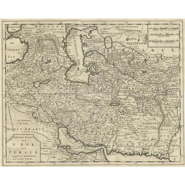Map of Persia, 1730 For Sale - Image 3 of 10