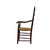 Pair of antique William and Mary style ladder back armchairs. Woven rush seats, wavy slats/rungs and turned posts with...