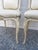 Antique White Set of Six Painted French Louis XV Style Dining Chairs For Sale - Image 8 of 18